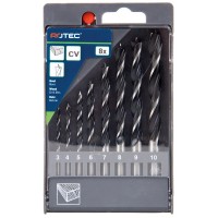 ROTEC 8 DLG. MACHINALE HOUTBORENSET 3,0-10,0 MM