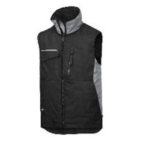 SNICKERS CRAFTSMEN´S WINTER VEST, ZWART - DONKER GRIJS (0418), XXXL