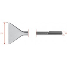 ROTEC SDS-MAX SPADEBEITEL 115X350 MM