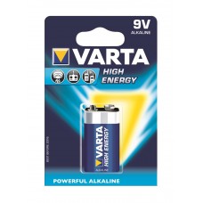 VARTA BATTERIJ ALKALINE HIGH ENERGY BLISTER 6LR61/9V