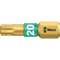 WERA 867/1 BDC TORX BIT BITORSION TX20 X 25 MM GOUD 05066104001