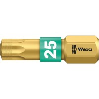 WERA 867/1 BDC TORX BIT BITORSION TX25 X 25 MM GOUD 05066106001